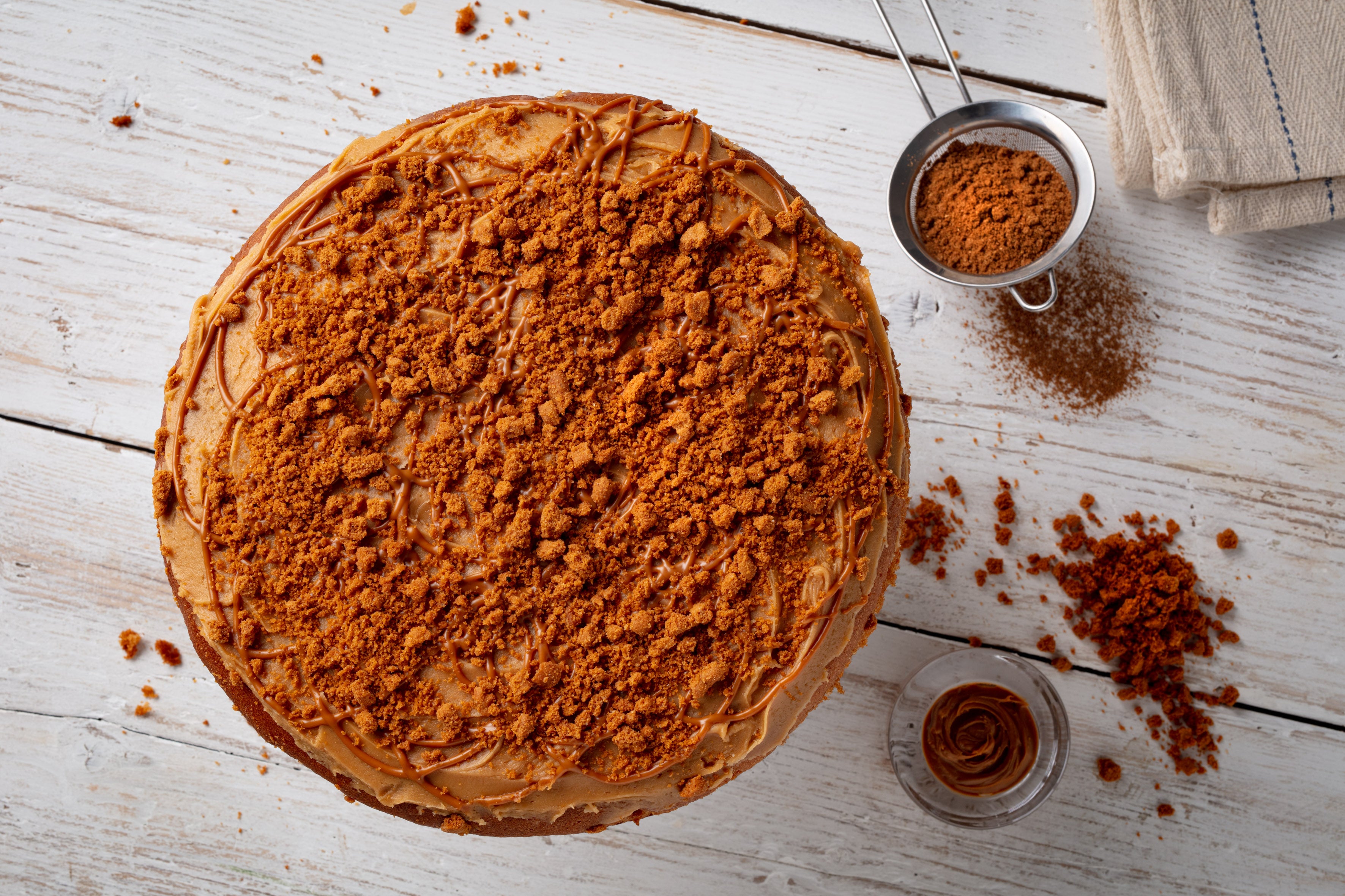 Vegan Biscoff Gateau