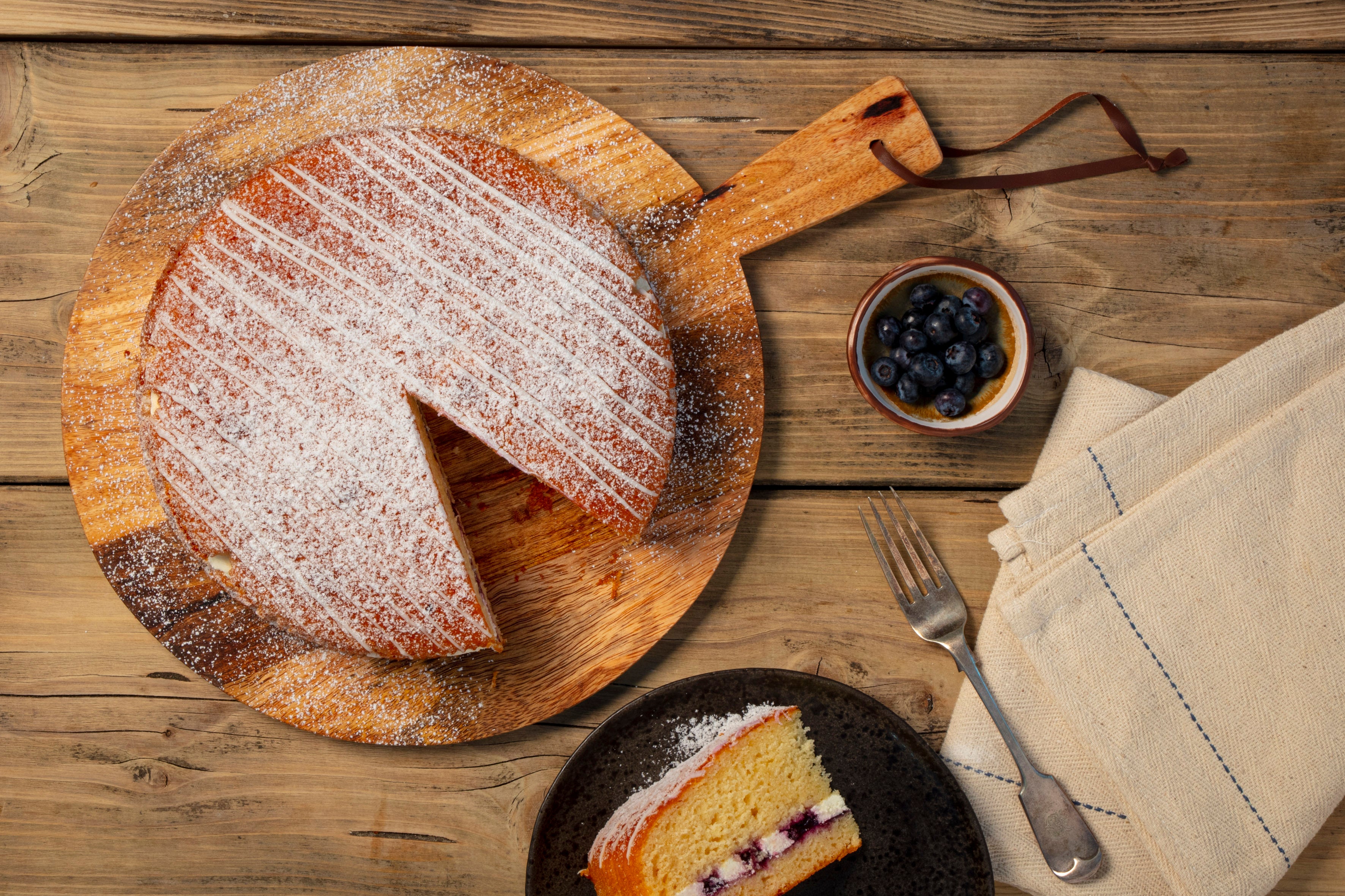 Blueberry & Lemon Cake